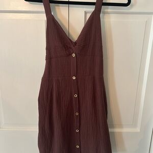 Very J Brown Mini Dress